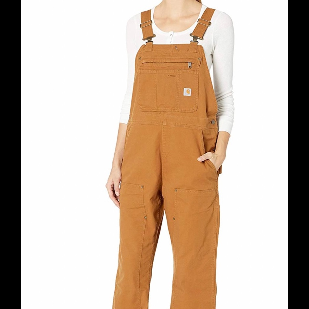 Carhartt Women's Crawford Double Front Bib Overalls Medium